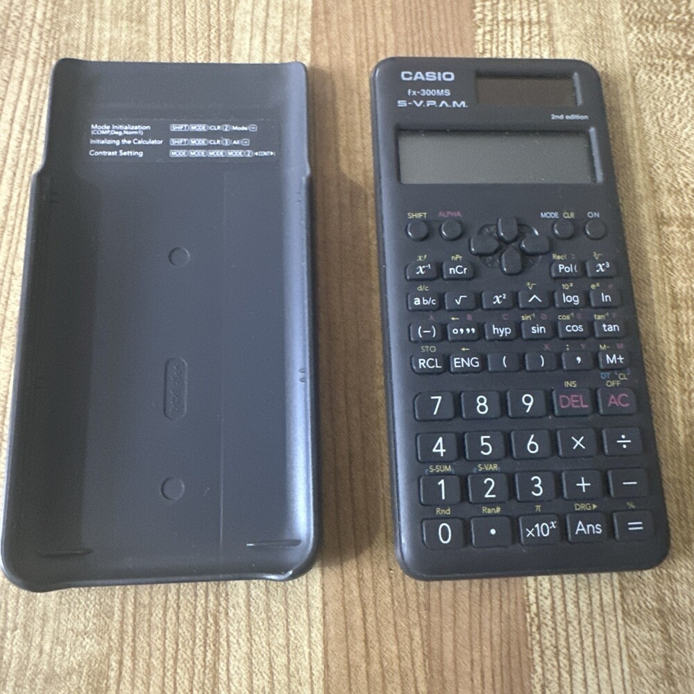 Casio Fx-300MS Solar Scientific Calculator S-V.P.A.M.